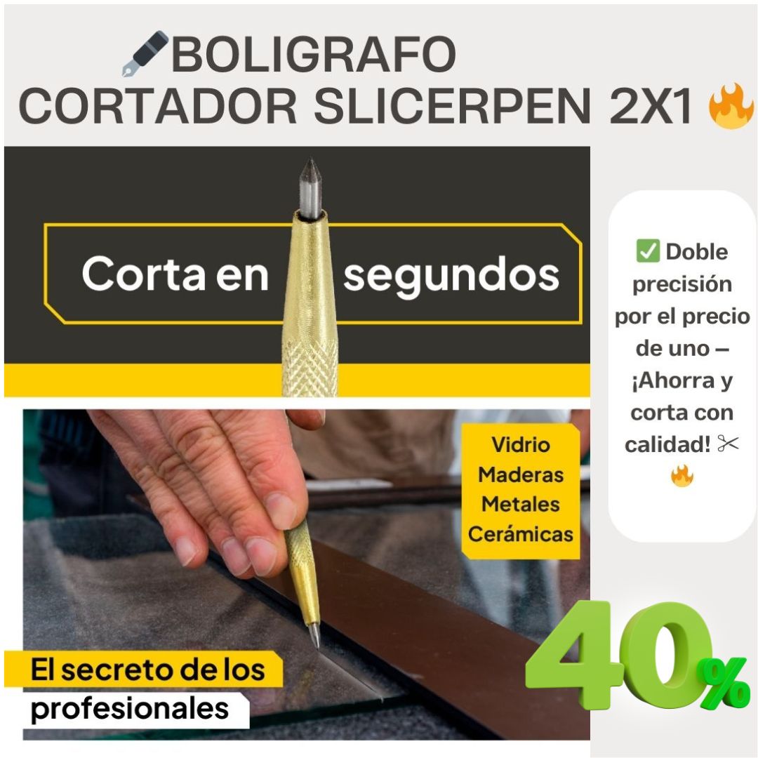 🖋️BOLIGRAFO CORTADOR SLICERPEN 2X1 🔥